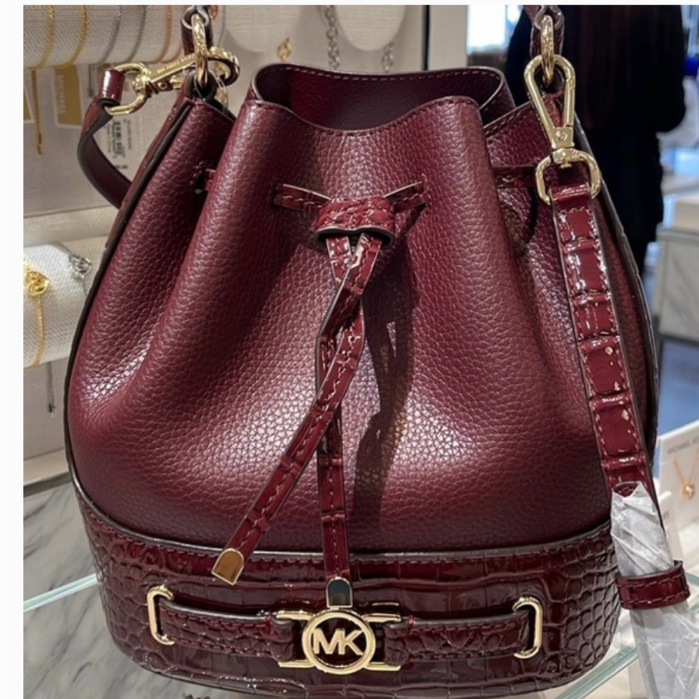 Michael Kors Deep Burgundy Shoulder Bag